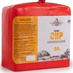 Сир твердий Український, 50% жиру в сухій речовині