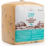 Сир твердий з волоським горіхом 45% жиру в сухій речовині