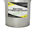 Мастика бітумно-каучукова ЕКОБІТ вiдро 20 кг 