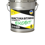 Мастика Битумная Фундаментная Ecobit ведро 3,  0 кг ДСТУ Б В.2.7-108-20