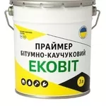 Праймер бітумно-каучуковий ЕКОБІТ вiдро 3 л 