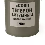 Тегерон битумный Ecobit мастика резино-битумная ведро 25, 0 кг