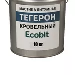 Тегерон  Кровельный Ecobit - кровельная битумная мастика ведро 10 кг