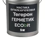Тегерон Герметик Ecobit мастика бутилкаучуковая ведро 5, 0 кг