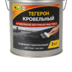 Тегерон Кровельный Ecobit ведро 3, 0 кг - кровельная битумная мастика