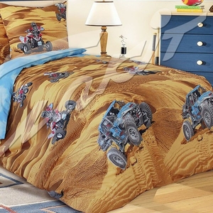 Постельное белье в детскую кроватку,  Комплект Сафари 3Д 