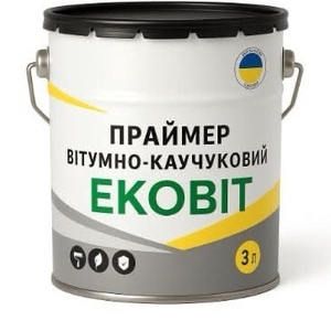 ПРАЙМЕР Бітумно-каучуковий ЕКОБІТ вiдро 3 л / 2.5 кг оптом