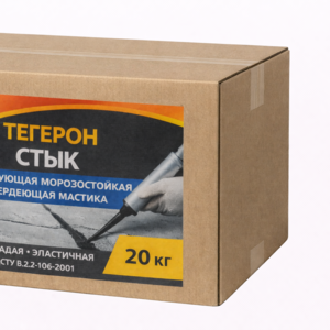 Тегерон Стык Экобит ящик 20 кг герметизирующая морозостойкая мастика