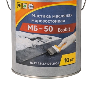 Мастика масляная морозостойкая МБ - 50 Ecobit ведро 10, 0 кг 