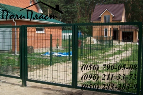 забор из сетки с полимерным покрытием Днепропетровск