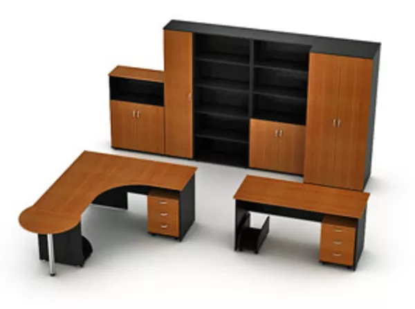 Офисная мебель на заказ любой сложности из ДСП и МДФ  3