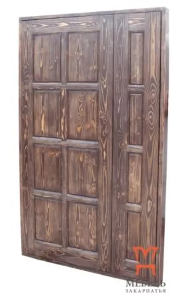 Деревянные двери под старину 2