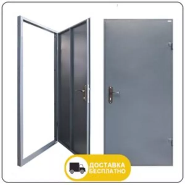 Двері вхідні технічні серія ЕКО 2020*850,  950 мм 5