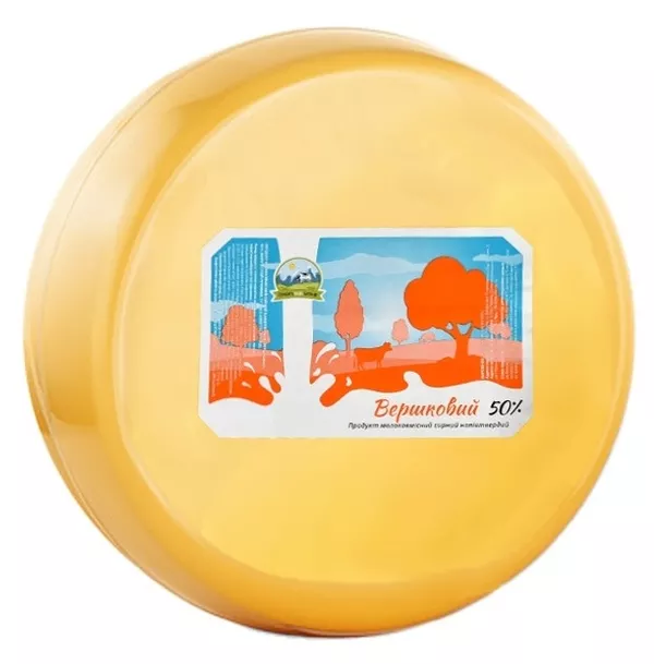 Продукт молоковмісний сирний твердий Вершковий, 50% 2