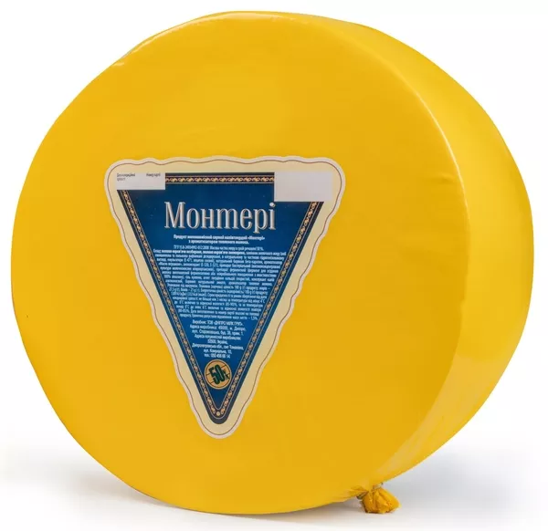 Продукт молоковмісний сирний напівтвердий Монтері, 50%