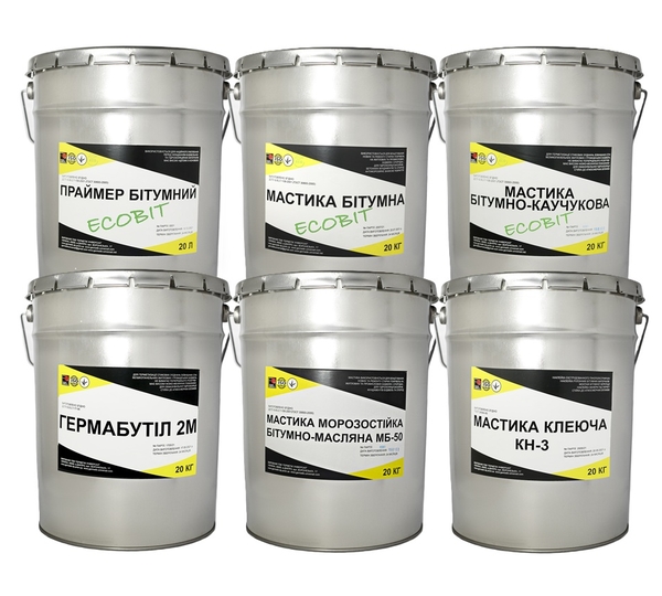 Праймер РЕЗАПЛАСТ Ecobit 10, 0 л кровельный для швов резино-битумный 3