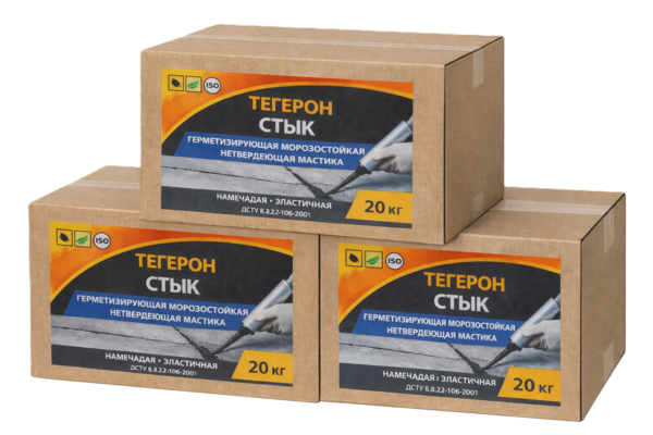 Тегерон Стык Экобит ящик 10 кг герметизирующая морозостойкая  2