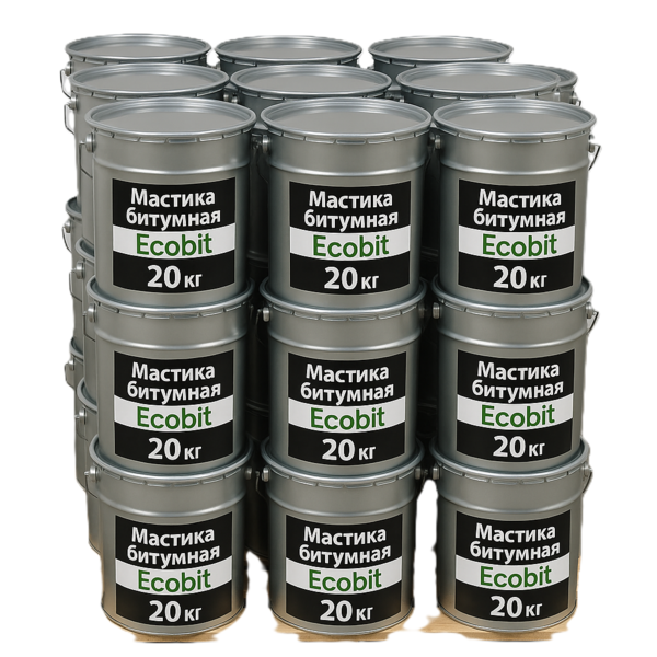 МБ - 50 Ecobit ведро 20, 0 кг Мастика масляная морозостойкая   3