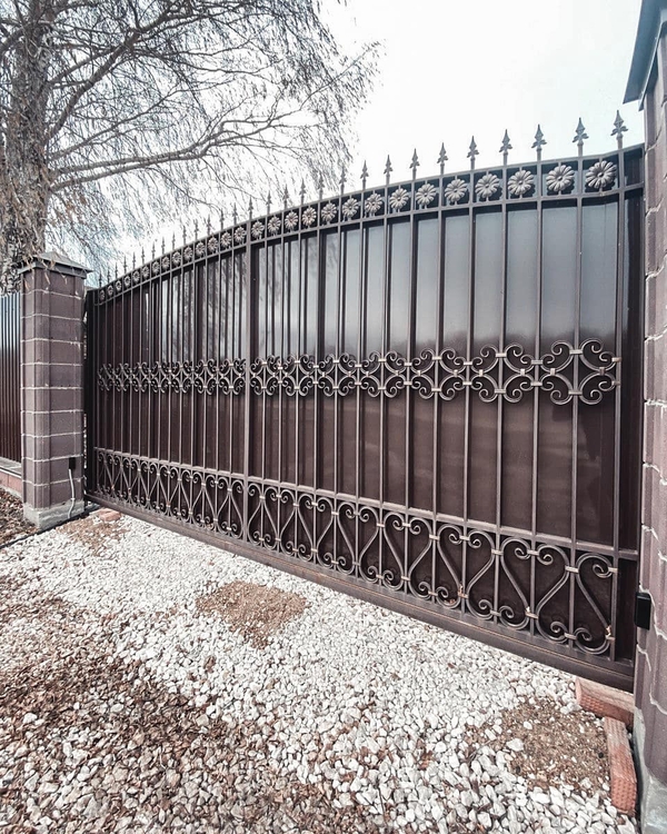 Металлические ворота в Кривом Роге 10