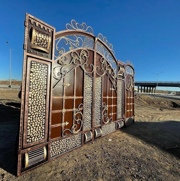 Металлические ворота в Кривом Роге 5