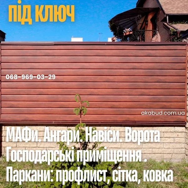 Металлоконструкции на заказ— заборы,  ворота,  навесы,  козырьки под ключ 6