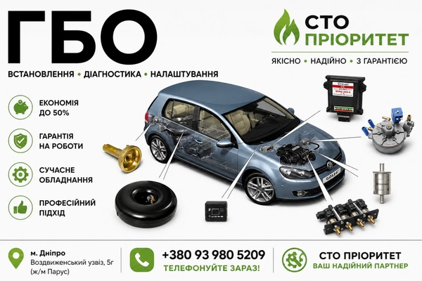 ГБО Дніпро ціни,  установка,  діагностика,  налаштування 2