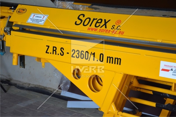 Листогибочный станок Sorex ZRS-2360 5