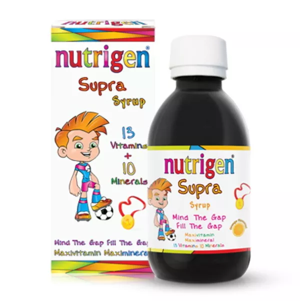 Витамины для детей Нутрижен Супра / Nutrigen  Supra. Сироп 200 мл  2